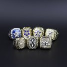7PCS Dallas Cowboys super bowl championship rings Set 11 size without case （574）