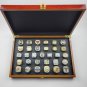 31PCS Set 1991-2021 NBA world championship rings 11 size with case(709)