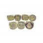 7PCS Kobe Bryant Black Mamba Hall Of Fame Championship Rings without case&iuml;&frac14;�713&iuml;&frac14;�
