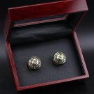 2PCS 1970 1973 New York Knicks NBA world championship rings 11 size with case（718）