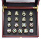 17PCS Boston Celtics Basketball NBA Championship Ring Size 11 with case（719）