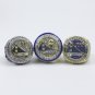 2015 2017 2018 Golden State Warriors NBA world championship rings Thompson with case(722)
