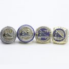 4PCS Golden State Warriors NBA world championship rings Thompson rings 11S without case（724）