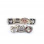 7PCS Chicago Bulls Michael Jordan NBA championship rings 11 size with case&iuml;&frac14;�728&iuml;&frac14;�