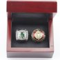 2PCS Boston Celtics Garnett NBA championship rings 11 size without case&iuml;&frac14;�729&iuml;&frac14;�