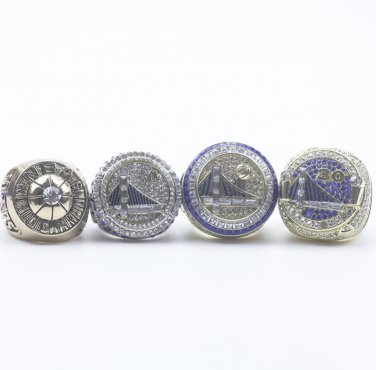 4PCS Golden State Warriors NBA world championship rings Curry rings 11S without case&iuml;&frac14;�731&iuml;&frac14;�