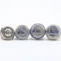 4PCS Golden State Warriors NBA world championship rings Curry rings 11S with case(731)