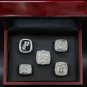 5PCS One Set San Antonio Spurs Basketball championship ring 11S without case(732)