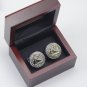 2PCS 2017 Golden State Warriors NBA championship rings Curry Thompson rings without case&iuml;&frac14;�735&iuml;&frac14;�