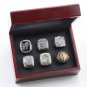 6PCS One Set San Antonio Spurs Basketball championship ring and HOF ring without case&iuml;&frac14;�738&iuml;&frac14;�