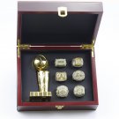 6PCS Set Los Angeles Lakers NBA Basketball championship ring and throphy for Kobe with case（750）
