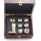 6PCS Set Los Angeles Lakers NBA Basketball championship ring and throphy KOBE JAMES （752）