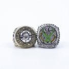 2PCS 1971 2021 Milwaukee Bucks Basketball NBA Championship Rings 11S without case（753）