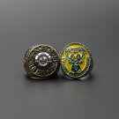 2PCS 1971 2021 Milwaukee Bucks Basketball Championship Rings without case（758）