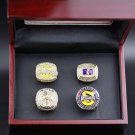 4PCS 2020 Los Angeles Lakers NBA Basketball championship rings James rings with case（765）