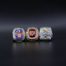 3PCS 1989 1990 2004 Detroit Pistons Basketball championship ring 11S without case（772）