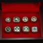 8PCS Boston Celtics NBA basketball championship rings 11 size with case（773）