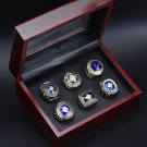 6PCS Los Angles Dodgers World Seires championship rings 11 size with case（987）