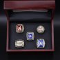 Full Set 5PCS Atlanta Braves MLB world series championship rings 11 size without case(989)