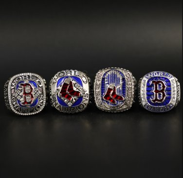 FULL SET 4 PCS BOSTON RED SOX world series championship rings 11 size without case&iuml;&frac14;�991&iuml;&frac14;�