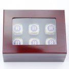 6PCS Names 2017 Houston Astros world series championship rings 11 size with case（993）