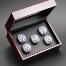 5PCS Names 2020 Los Angles Dodgers world series championship rings 11 size with case（994）