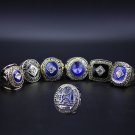 Full Set 7PCS Los Angles Dodgers world series championship rings 11 size without case（997）