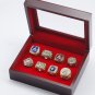 8PCS NAMES 2022 Atlanta Braves MLB world series championship rings 11 size without case(1002)