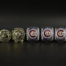 5PCS Set Chicago Cubs MLB world series championship rings 11 size without case（1005）