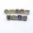 9PCS Atlanta Braves MLB world series championship rings 11 size without case（1010）