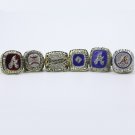 6PCS Atlanta Braves MLB world series championship rings without case（1014）