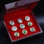 9PCS Philadephia Athletics MLB world series championship rings 11 size without case(1019)