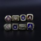 8PCS Braves MLB world series championship rings 11 size without case（1024）