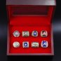 8PCS Braves MLB world series championship rings 11 size with case(1024)