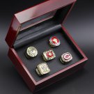 5PCS Cincinnati Reds MLB world championship rings 11 size without case（1028）