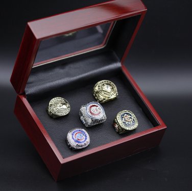 5PCS Chicago Cubs MLB world championship rings 11 size with case&iuml;&frac14;�1031&iuml;&frac14;�