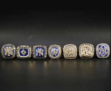 7PCS New York Yankees MLB world championship rings 11S without case&iuml;&frac14;�1037&iuml;&frac14;�