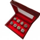 8PCS SET NCAA Ohio Buckeyes big ten College Championship rings with case