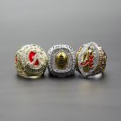 3PCS 2020 alabama crison tide NCAA championship rings 11 size without case（1065）