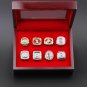 8PCS Oklahoma Sooners OU Peach Bowl NCAA Championship rings 11 size with case(1067)