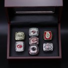 7PCS 2021 Georgia Bulldogs football NCAA championship ring 11 size with case（1078）