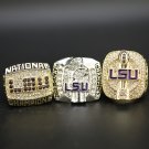 2003 2007 2019 LSU Lousiana State University NCAA championship rings 11 size without case（1082）
