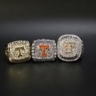 3PCS 1998 2008 2015 Tennessee Volunteers NCAA championship rings 11 size without case（1083）