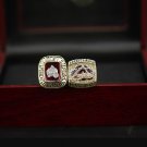 1996 2001 Colorado Avalanche Stanley Cup NHL Champions rings 11 size with case（1099）