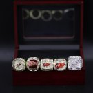 1986 1997 1998 2002 2008 Detroit Red Wings Stanley Cup NHL Champions rings with case（1107）