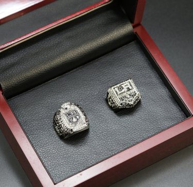 2012 2014 Los Angles LA kings Stanley Cup NHL Champions rings with case&iuml;&frac14;�1116&iuml;&frac14;�