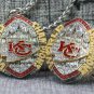 Set 2024 Kansas City Chiefs Super bowl championship ring and necklace 7-16S