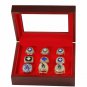 Full Set 9PCS Los Angeles Dodgers world series championship rings with case Ship today