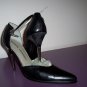 BLACK ANKLE STRAP SHOES