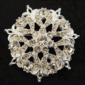 Brilliant Rhinestone Brooch